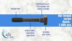 EFS: Reduced Shank Screws characteristics